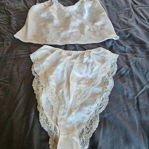 Victoria's Secret Satin and Lace Cami Set
